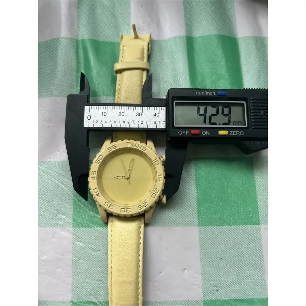 All Yellow Unisex Quartz Watch